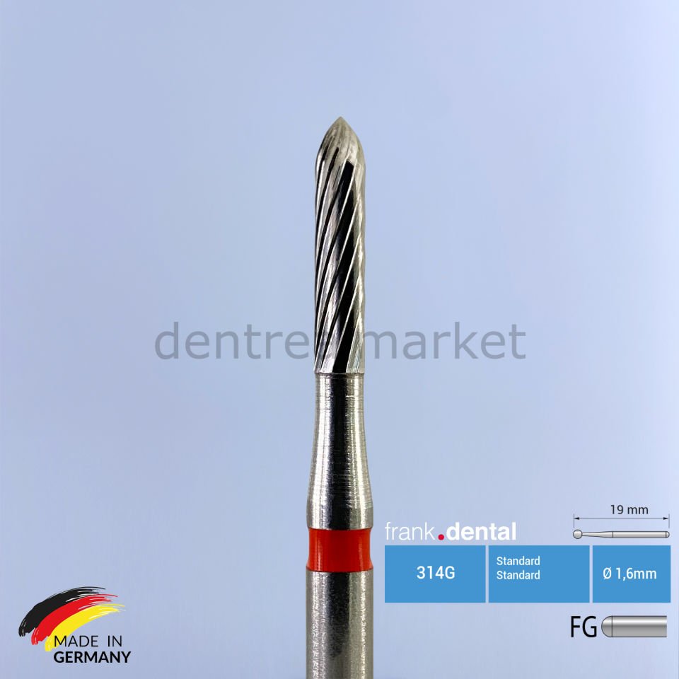 Carpide Adhesive Remover & Debonding Frez - C282 - Aeratör Ø 010