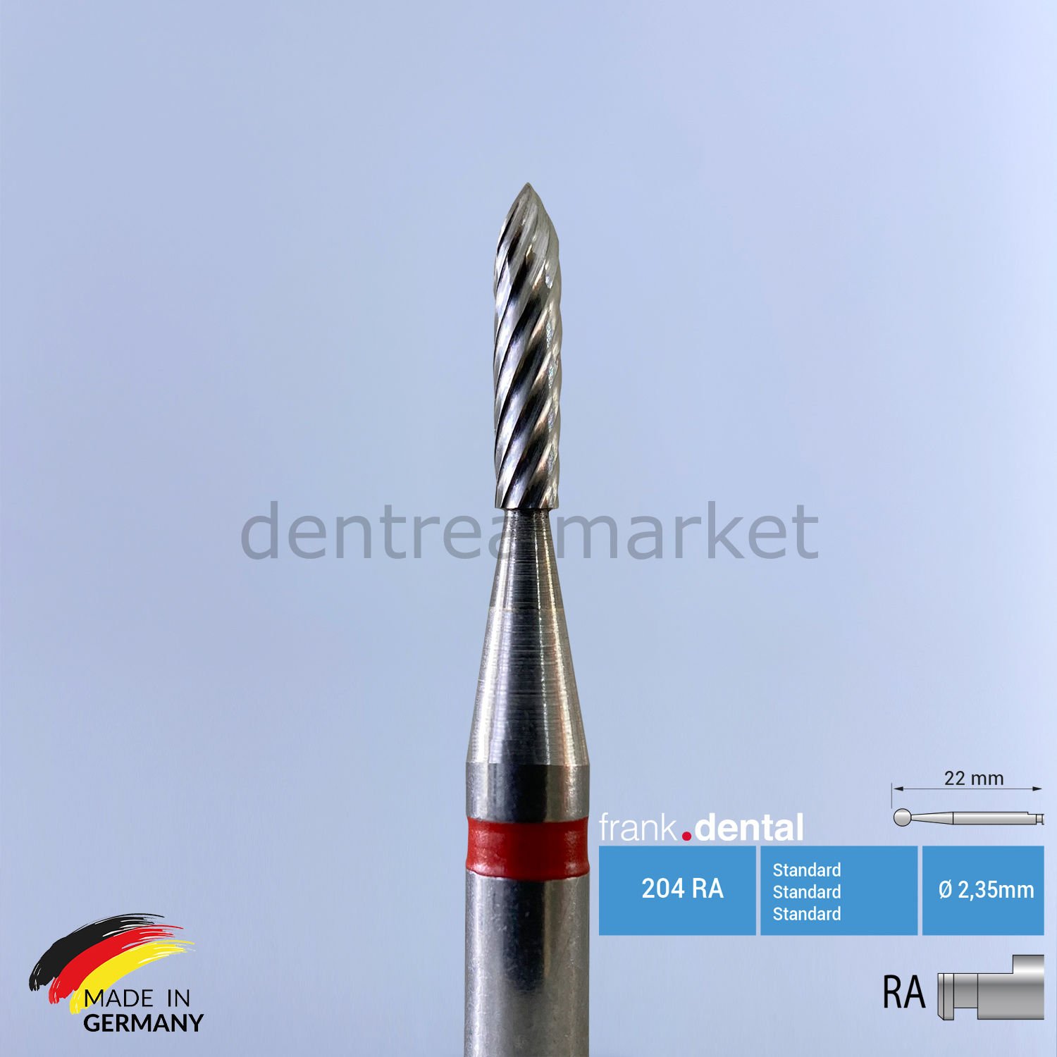 Carpide Adhesive Remover & Debonding Frez - C282 - Anguldurva
