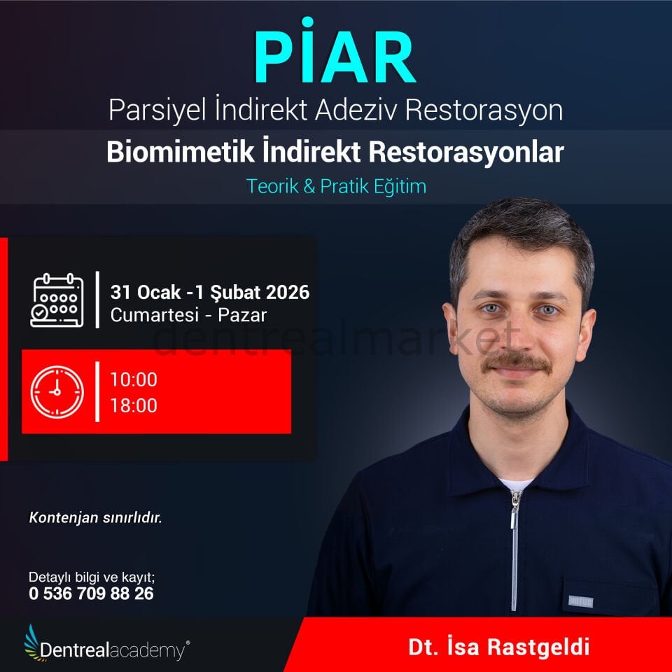 PİAR - Parsiyel İndirekt Adeziv Restorasyon - Biomimetik İndirekt Restorasyonlar - Dt. İsa Rastgeldi