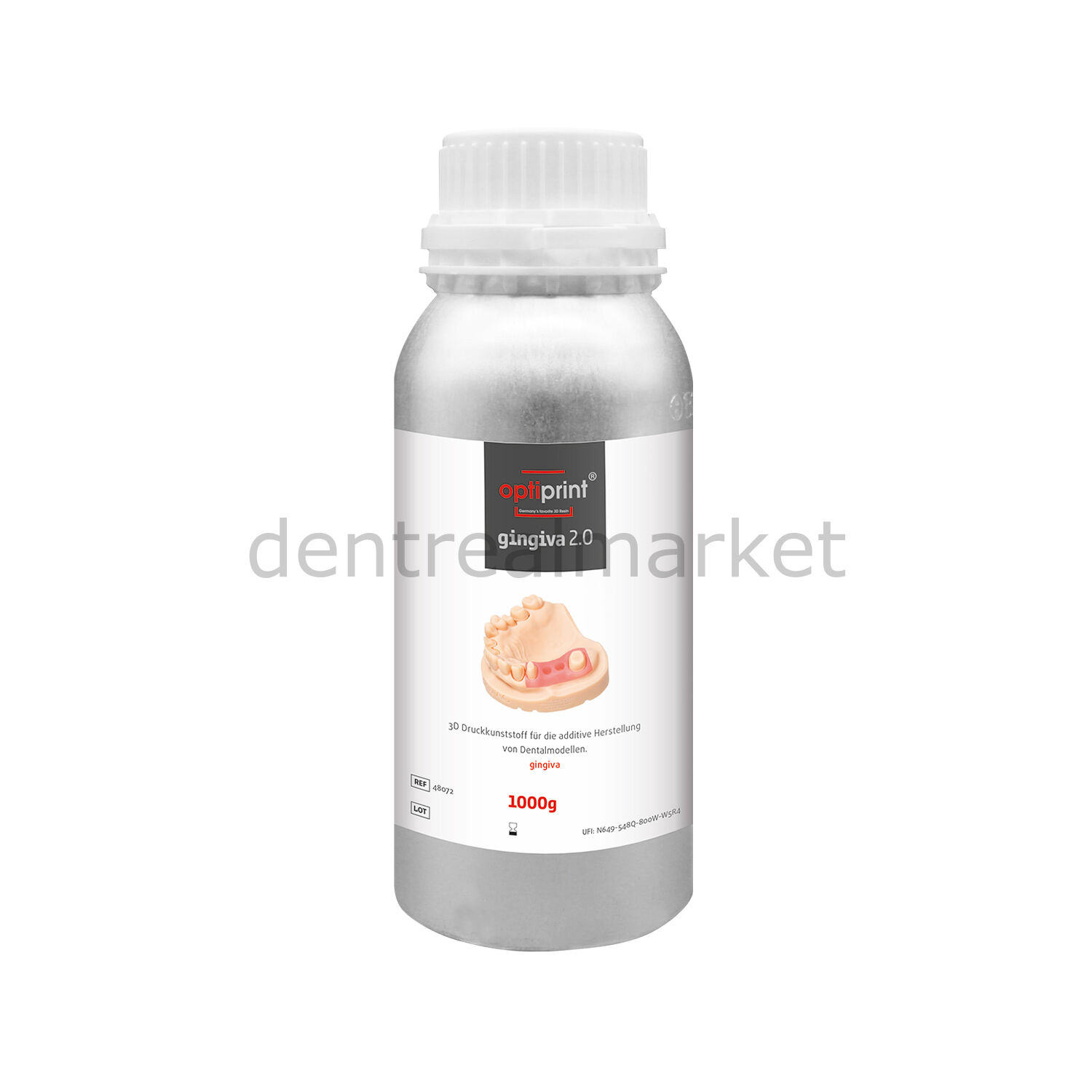 Optiprint Gingiva 2.0  - Diş Eti Maskesi 3D Yazıcı Reçinesi - 1000 gr