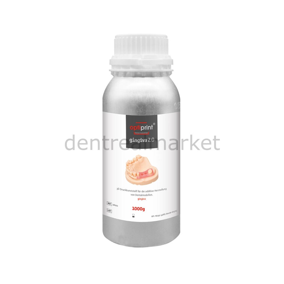 Optiprint Gingiva 2.0  - Diş Eti Maskesi 3D Yazıcı Reçinesi - 1000 gr