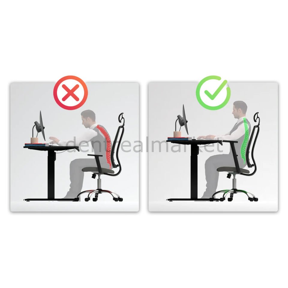 O-Flex Elektrikli Yüksekliği Ayarlanabilir Ergonomik Masa - 120*60 cm