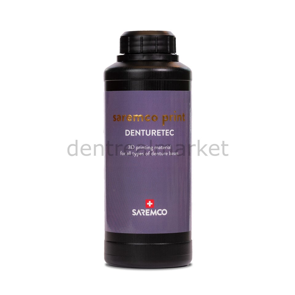 Saremco Denturetec Daimi Total Protez Kaidesi 3D Yazıcı Reçinesi 500 gr