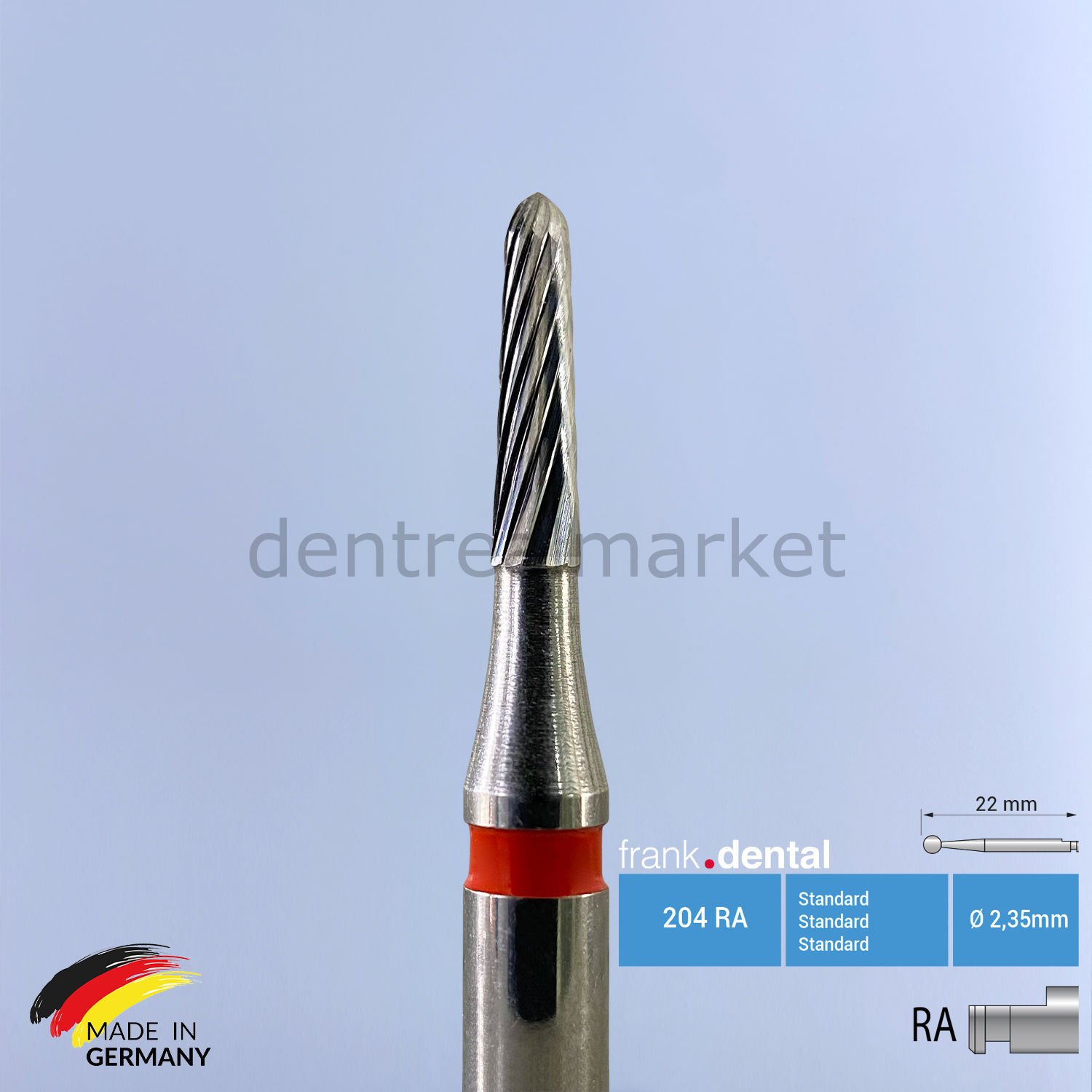Carpide Adhesive Remover & Debonding Frez - C282K - Anguldurva Ø 014