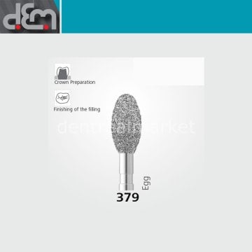DX Sentetik Elmas Frez - 379 - Labut Uç - 10 Adet