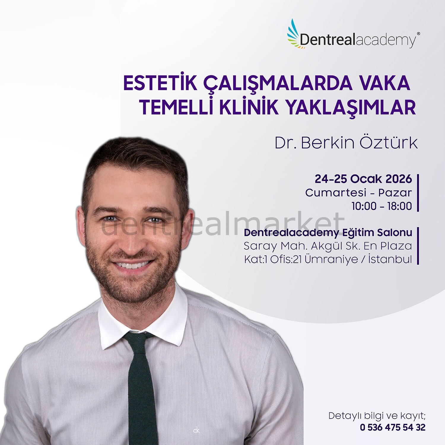 Estetik Çalışmalarda Vaka Temelli Klinik Yaklaşımlar - Dr. Berkin Öztürk