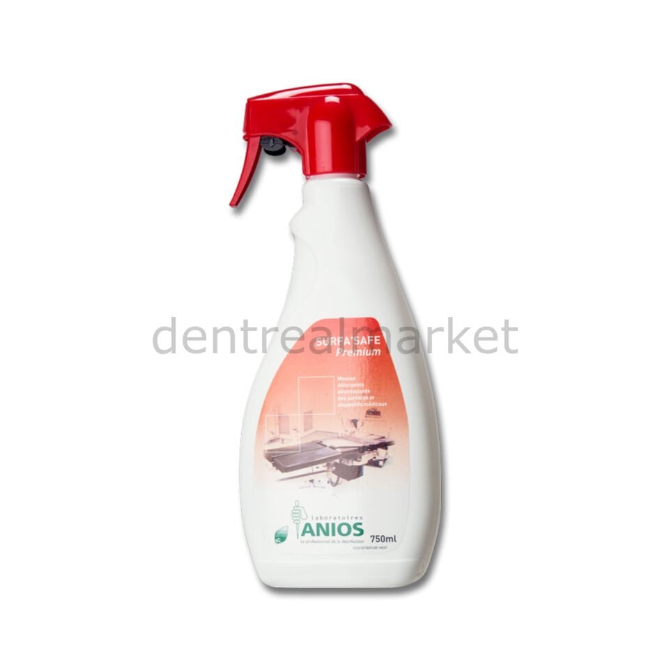 Surfa 'Safe Premium Alkölsüz Yüzey ve Loupe Dezenfektanı 750 ml