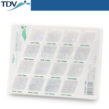 Şeffaf Strip Kron Seti Yetişkin 64'lük Posterior