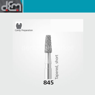 DX Sentetik Elmas Frez - 845  - Konik - 10 Adet