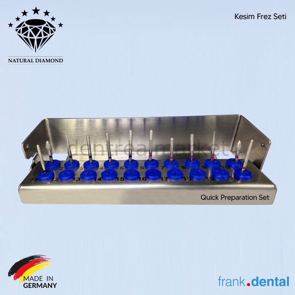 Quick Preparation Set - Kesim Frez Seti | Frank Dental