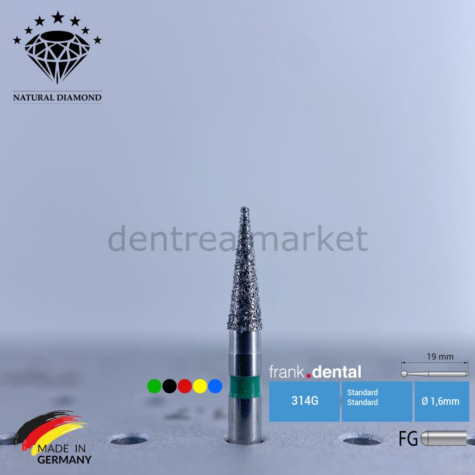 Doğal Elmas Frez - Aeratör - 852 - İğne Uç - 5 Adet