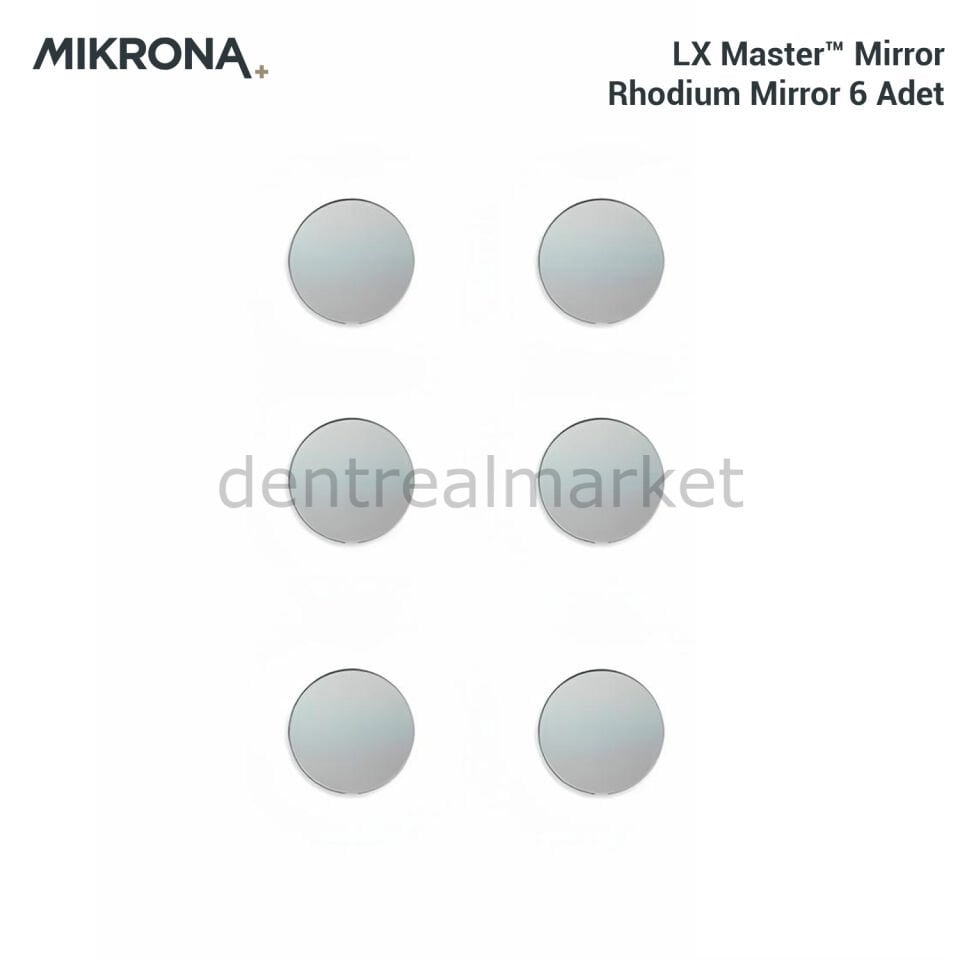 Lx Master Mirror Rhodium - Rodyum Ayna Yedek 6'lı