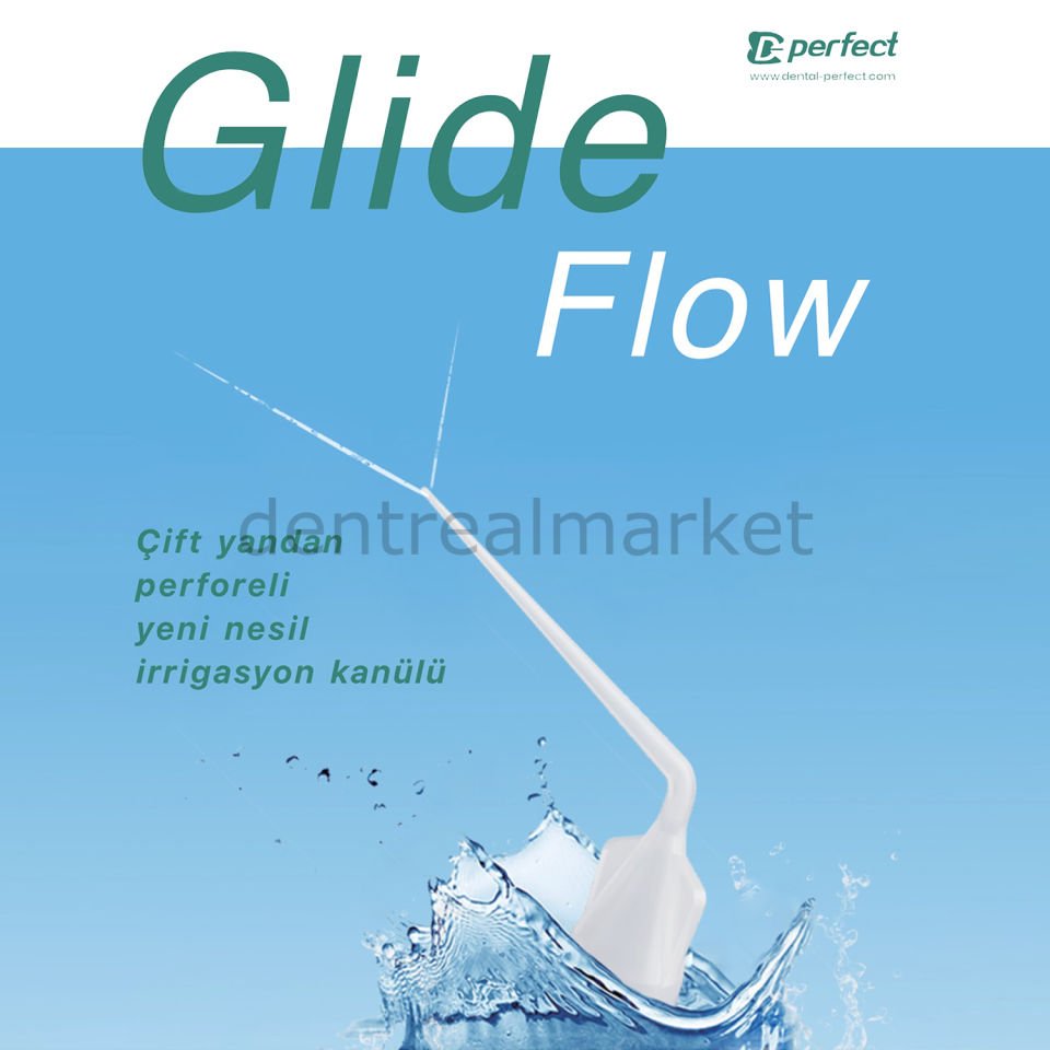 Perfect Glide Flow - Plastik Çift Yandan İrrigasyon Kanülü 30ga