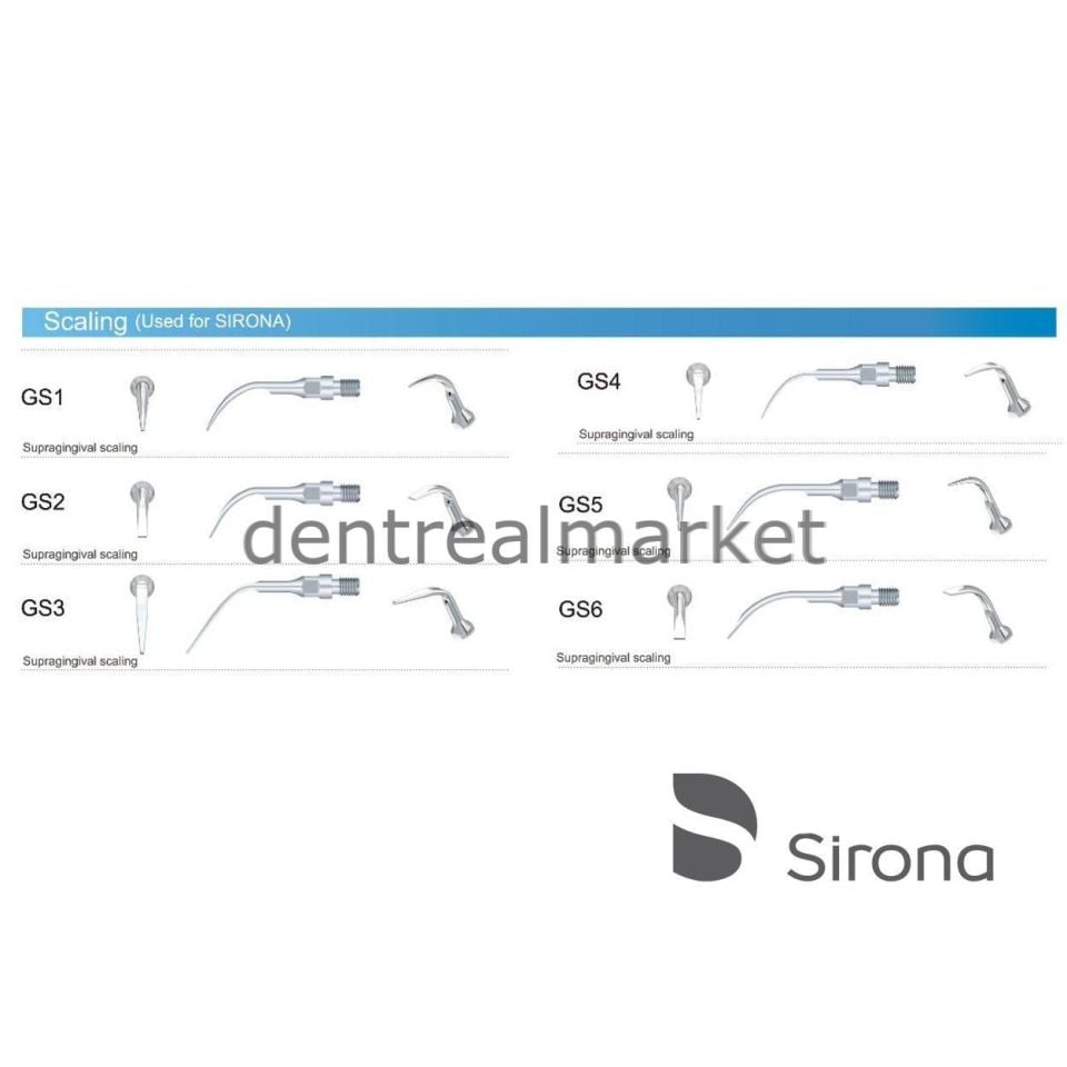 Kavitron Uçları GS4 - Sirona Uyumlu