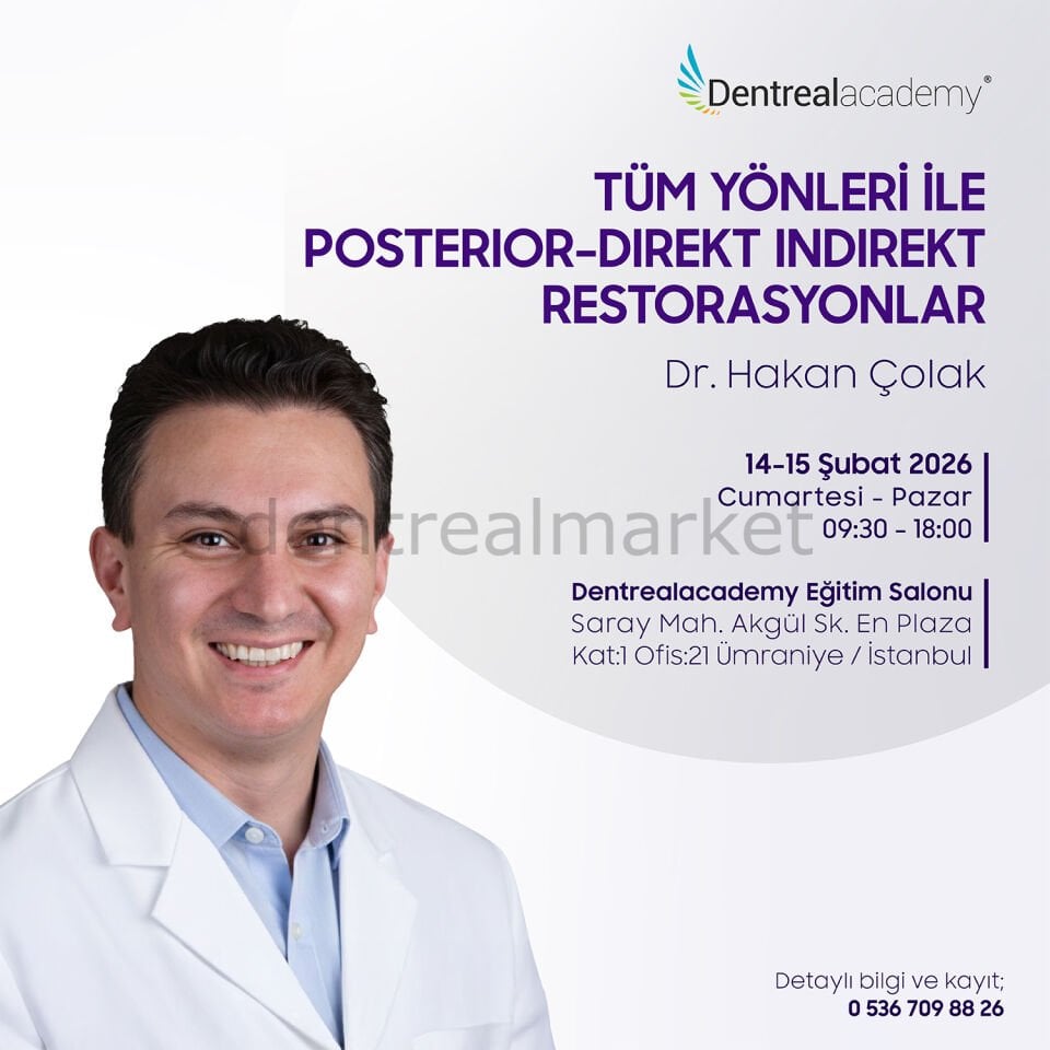 Tüm Yönleriyle Posterior-Direkt İndirekt Restorasyonlar - Dr. Hakan Çolak
