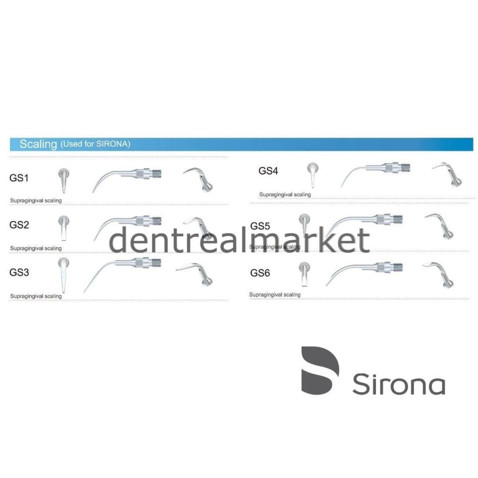 Kavitron Uçları GS1 - Sirona Uyumlu