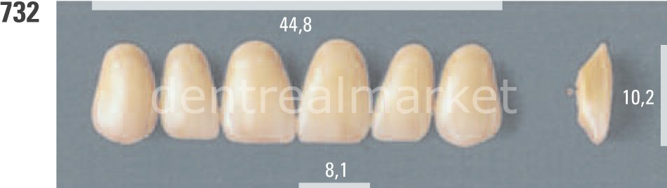 Lumin Vacum Porselen Takım Diş 28'lik D4 - 732