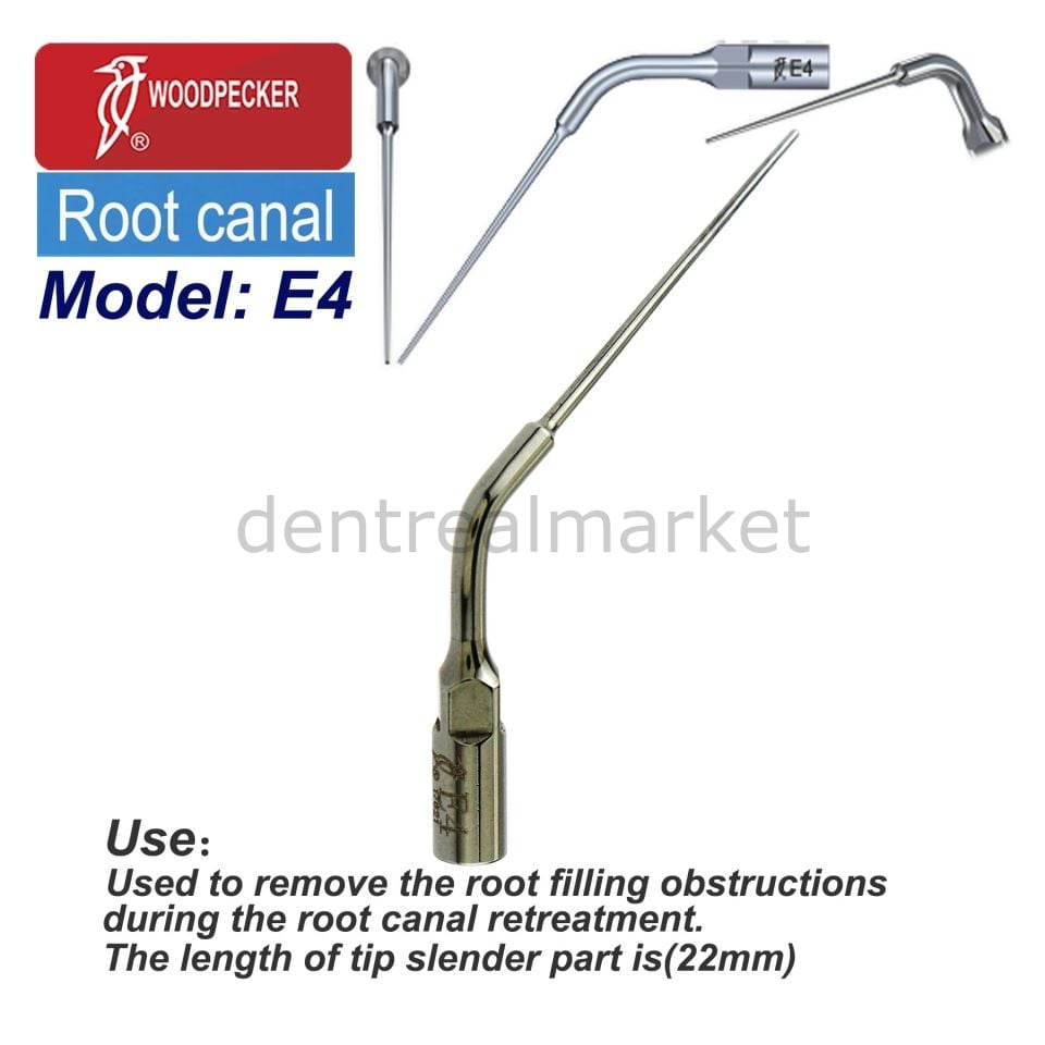 Kavitron Endodonti Ucu E4 - Ems,Mectron,Woodpecker,WH Uyumlu
