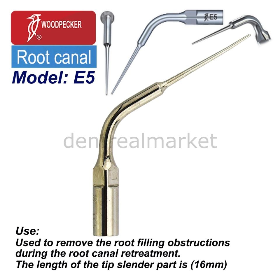 Kavitron Endodonti Ucu E5 - Ems,Mectron,Woodpecker,WH Uyumlu