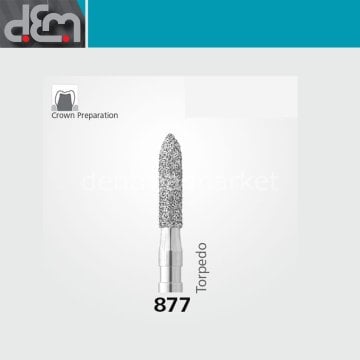 DX Sentetik Elmas Frez - 877 - Chamfer - 10 Adet