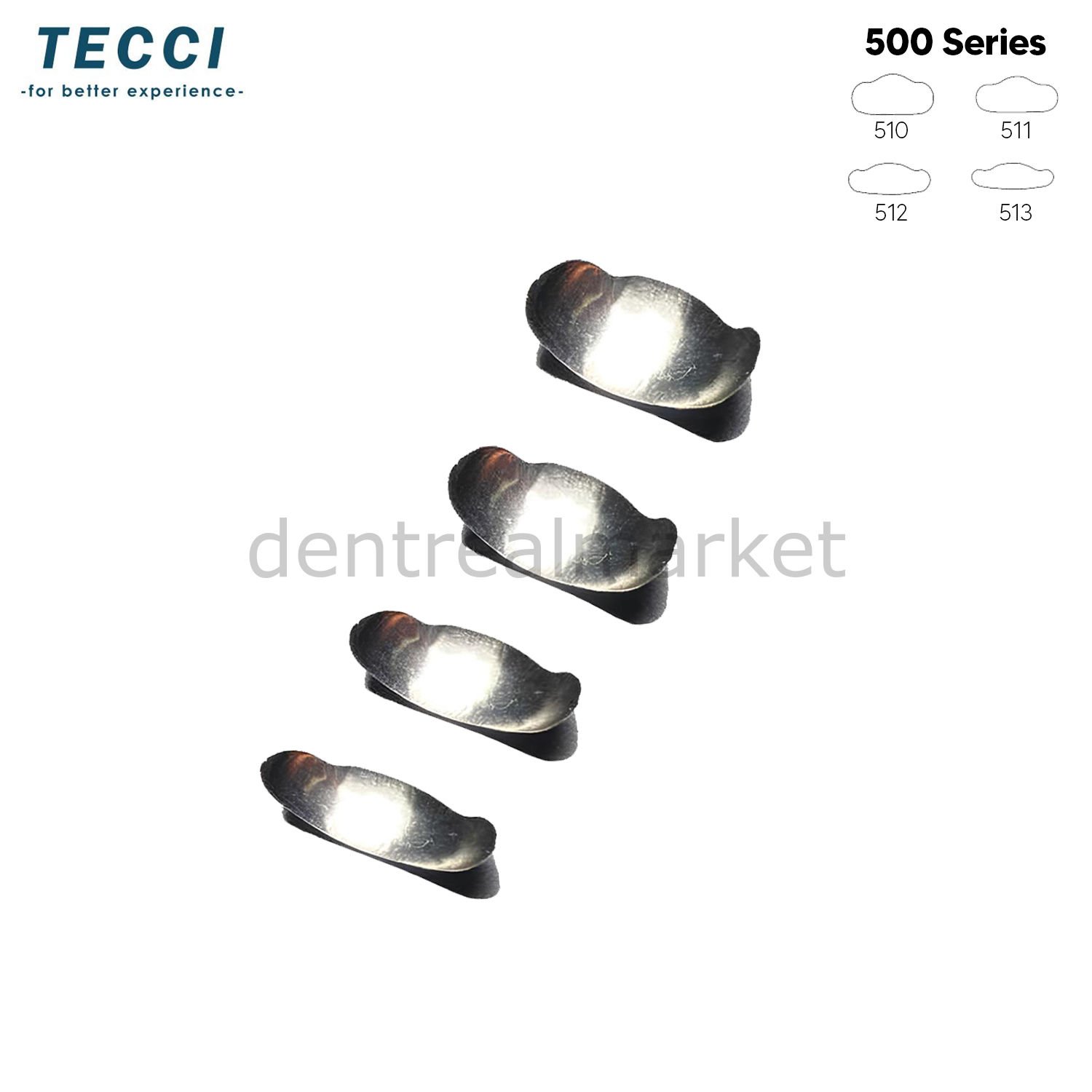 Tecci Bölgesel Matrix Bandı Paslanmaz Çelik - 500 Seri
