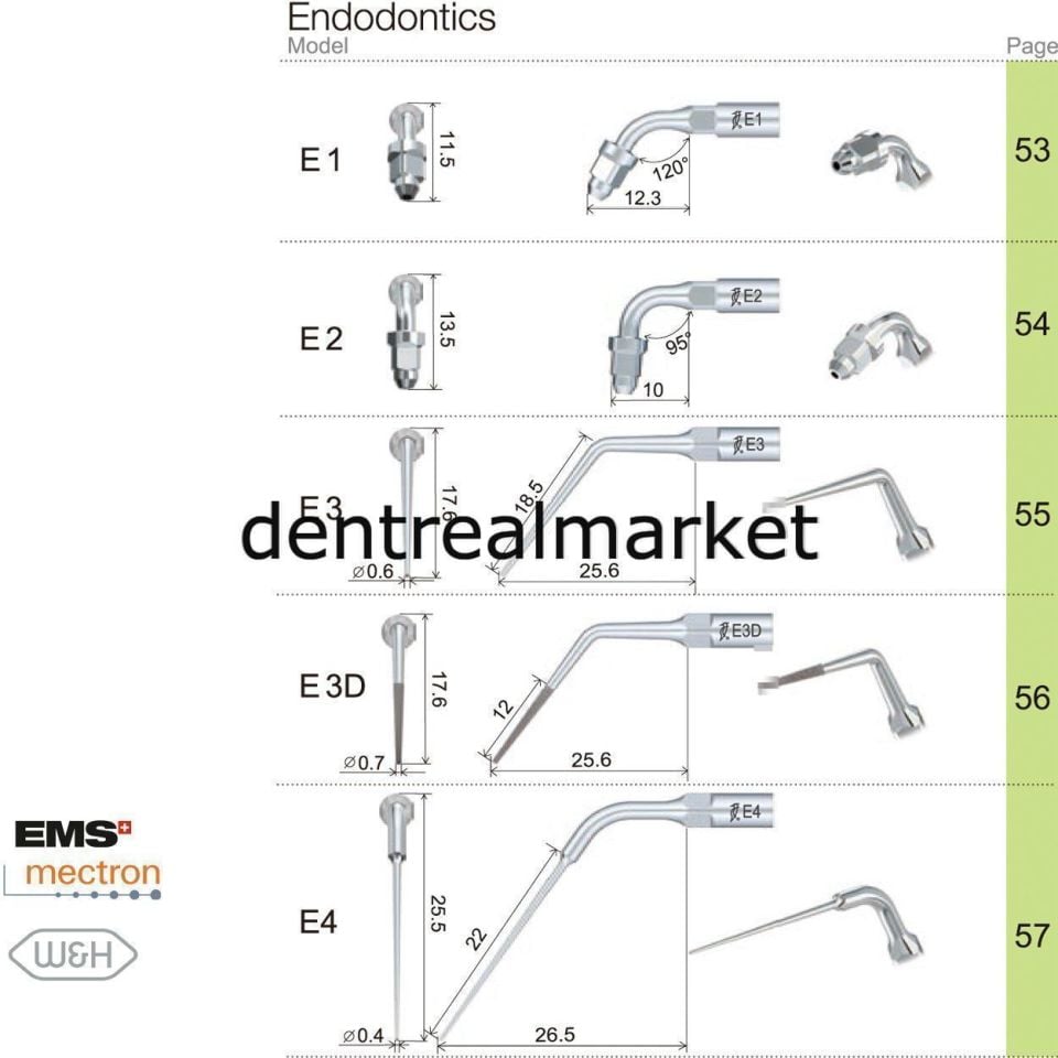 Kavitron İrrigasyon Ucu E60 - Ems,Mectron,Woodpecker,WH Uyumlu