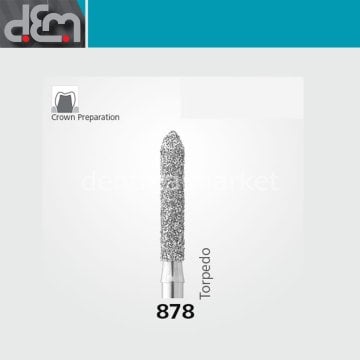DX Sentetik Elmas Frez - 878 - Chamfer - 10 Adet