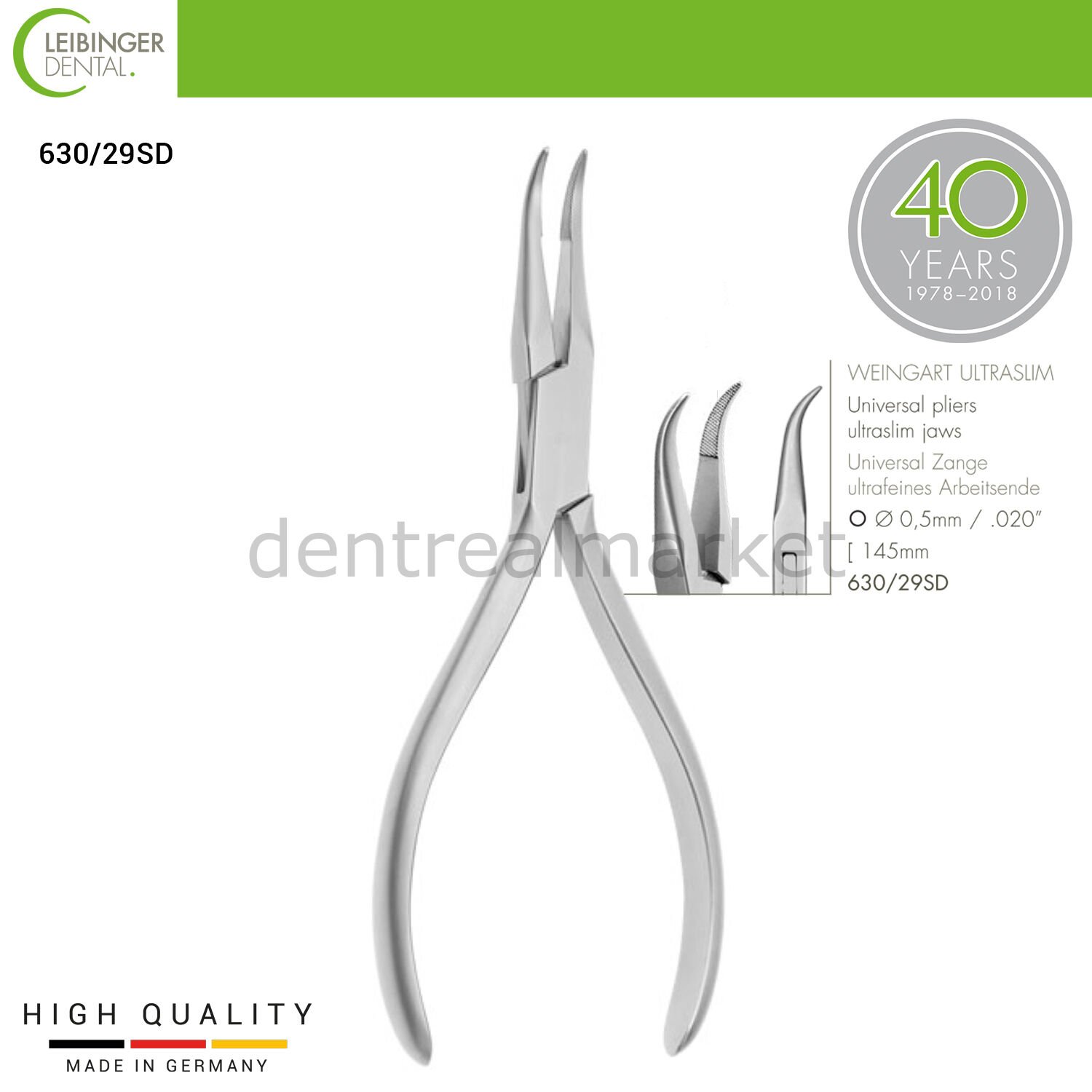 WEINGART ULTRASLIM Universal Pliers - 145 mm