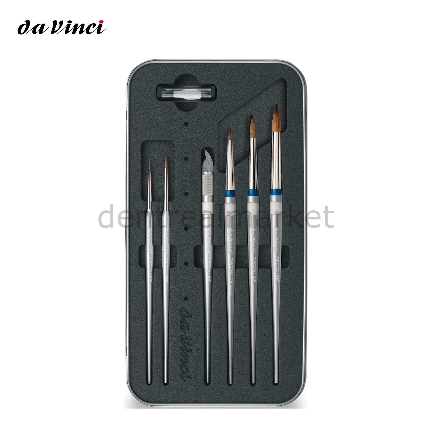 Ceramic Zircon Classic Compact Kolinsky Set