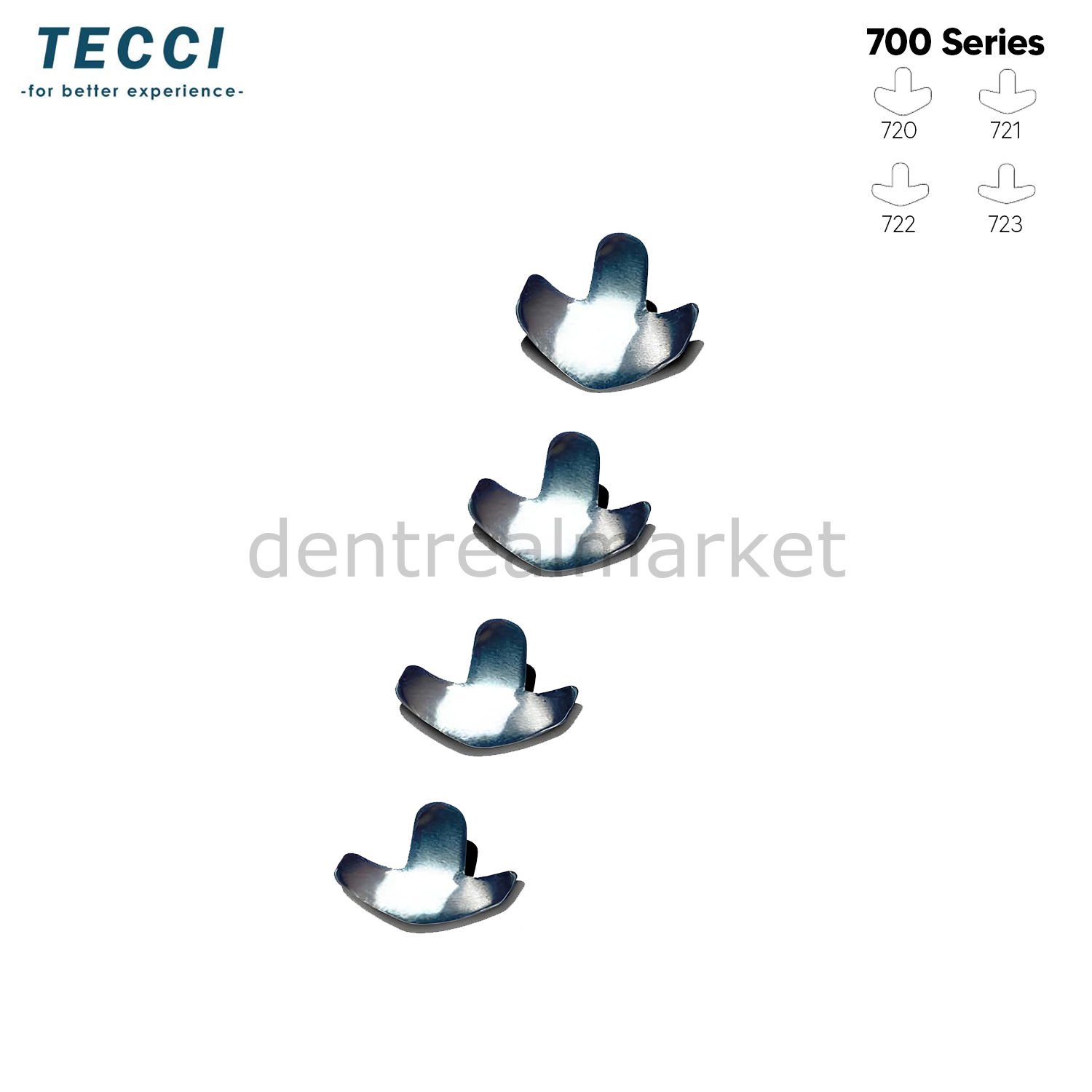 Tecci Bölgesel Matrix Bandı Paslanmaz Çelik - 700 Seri