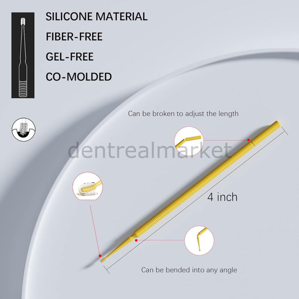 Micro Applicators Bond Brush - Tüysüz Bond Fırçası 100'lü