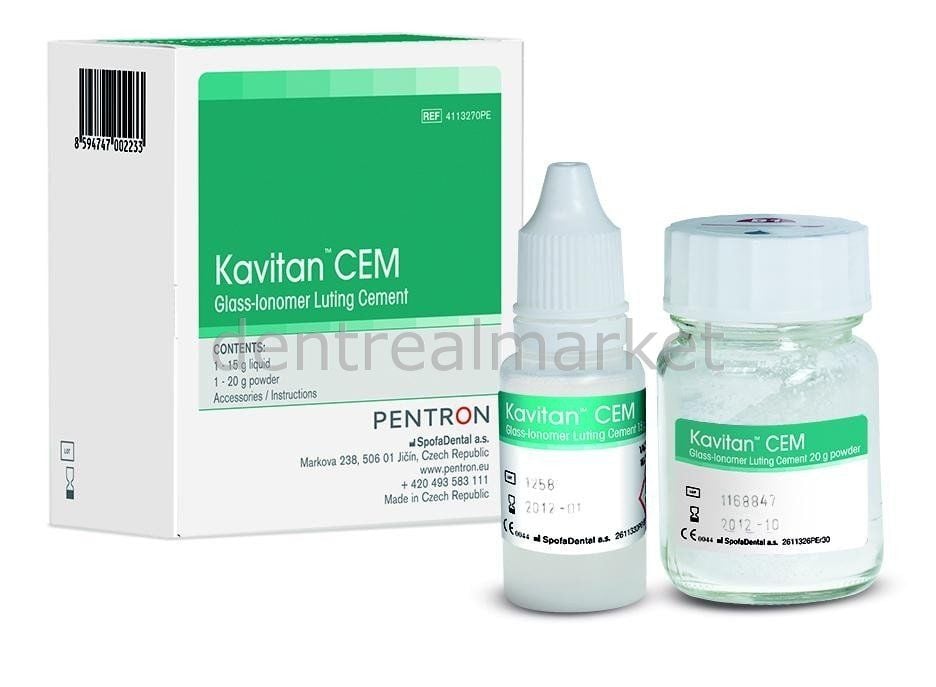 Kavitan Cem Cam İyonomer Siman Takım SKT:02/25***