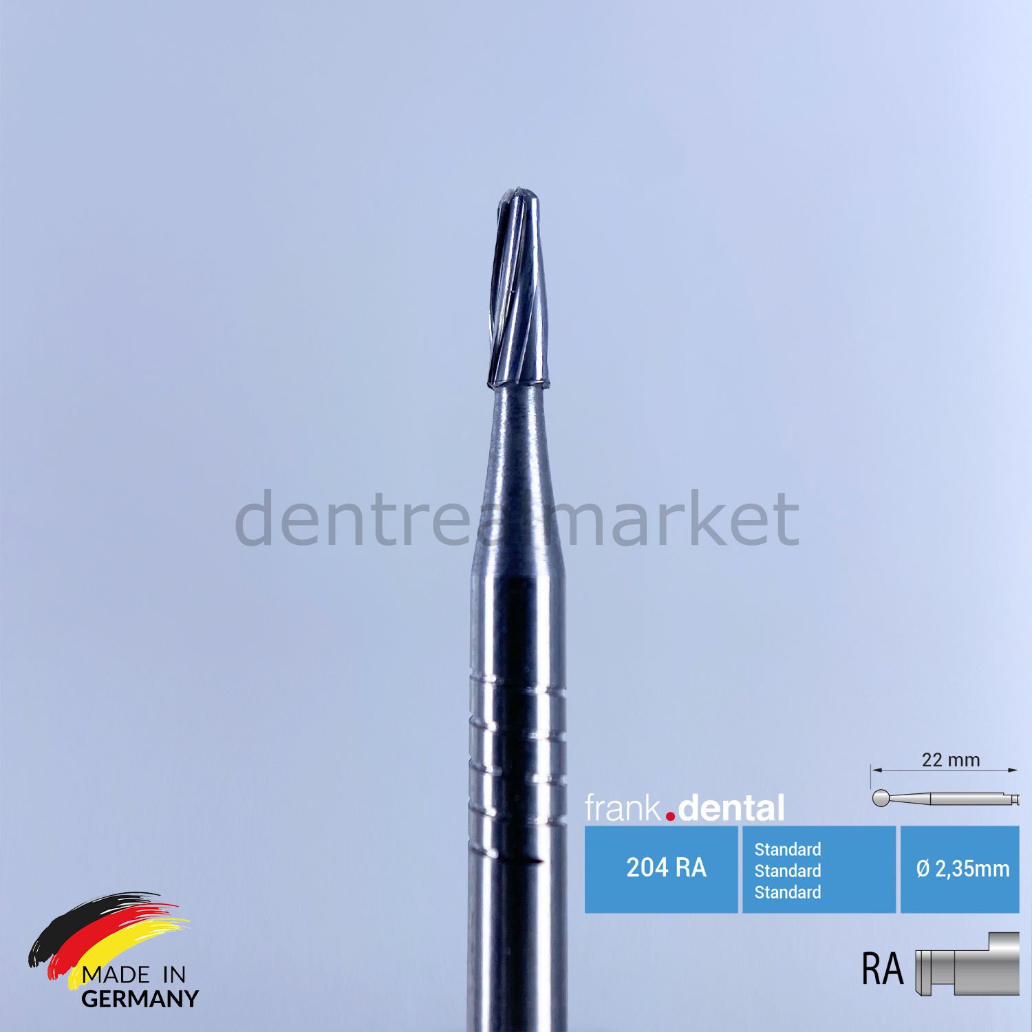 Tungusten Carpide Frez - Anguldurva İçin - C23R - 5 Adet Ø 016