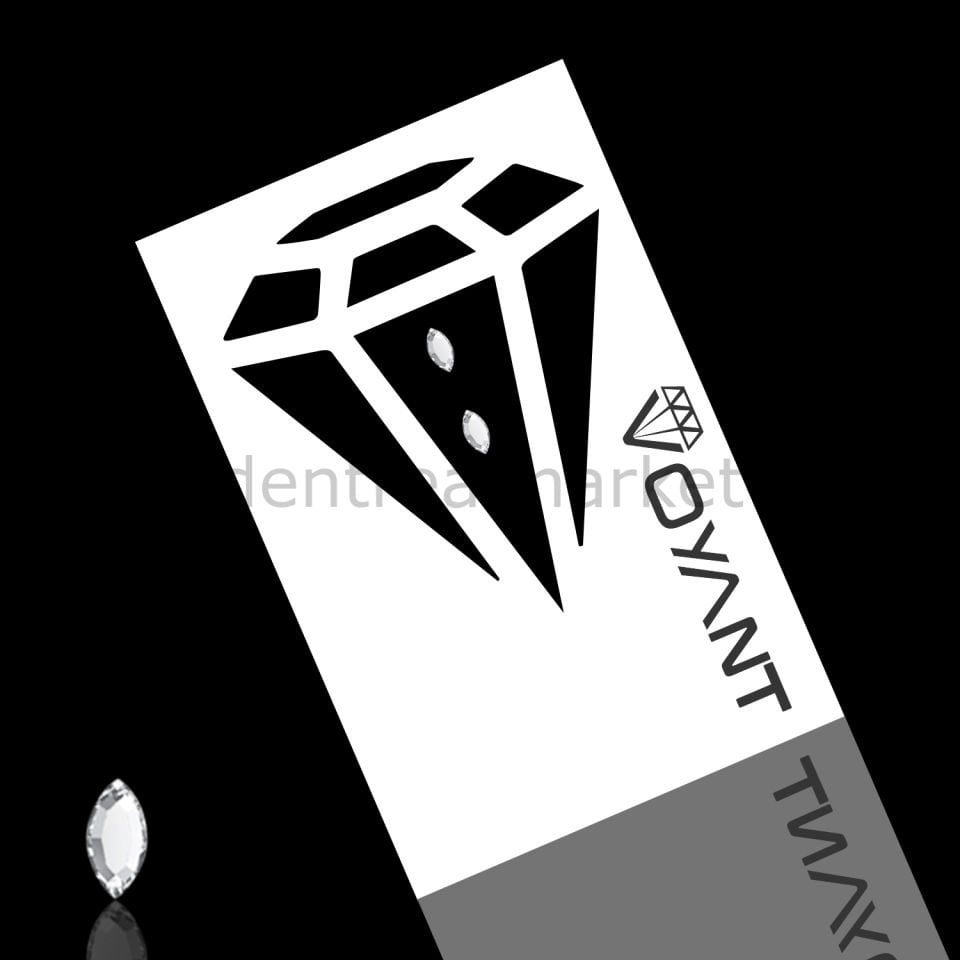 Voyant Natural Kristal Diş Mücevheri - Damla