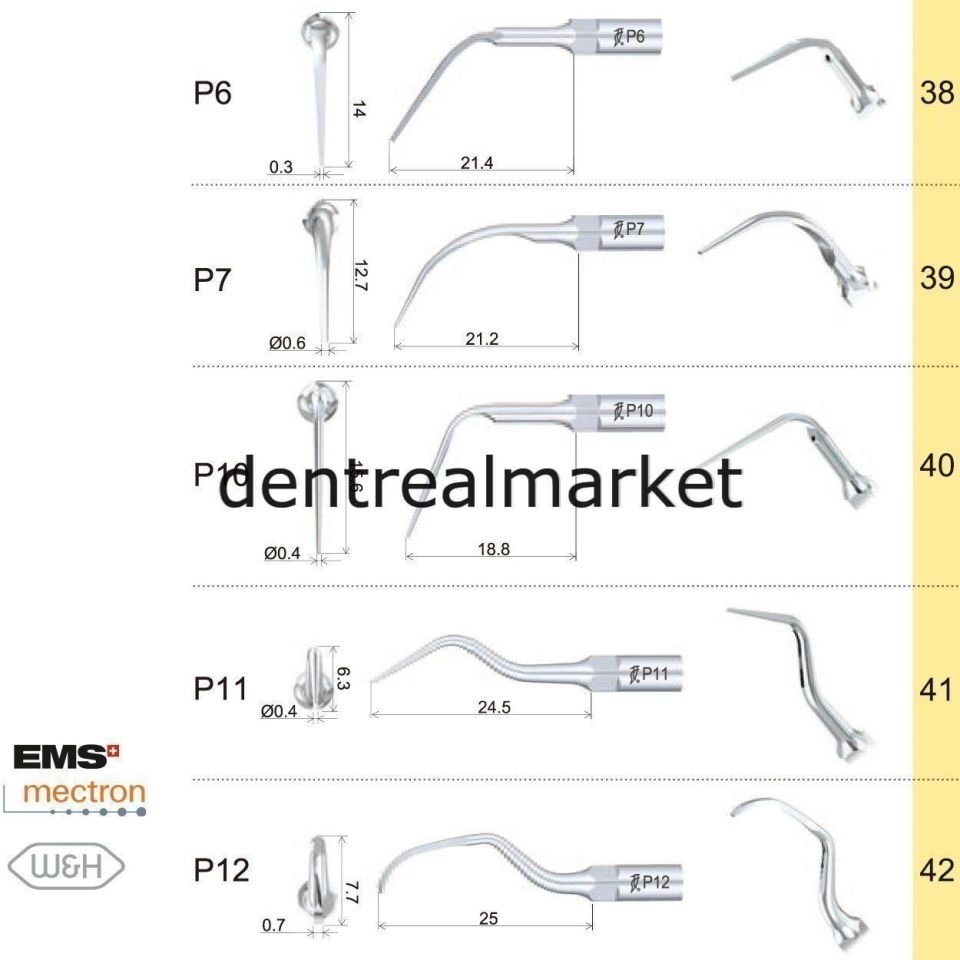 Kavitron Periodontic Ucu P2L - Ems,Mectron,Woodpecker,WH Uyumlu