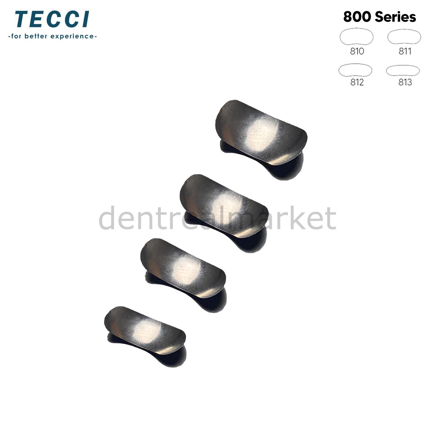 Tecci Bölgesel Matrix Bandı Paslanmaz Çelik - 800 Seri