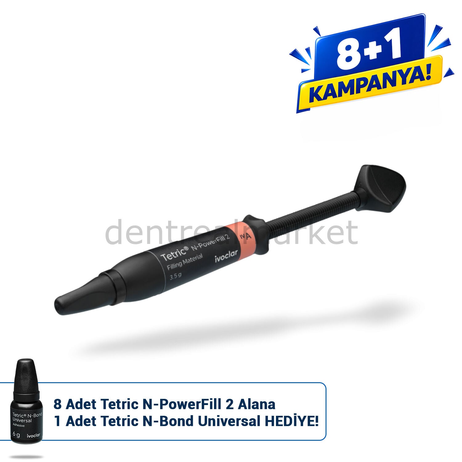 Tetric N-Powerfill 2 Bulkfill Posterior Kompozit Refill 3,5 gr & Tetric N-Bond Kampanya