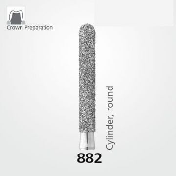 882 Sentetik Elmas Frez - 5 Adet - Silindir
