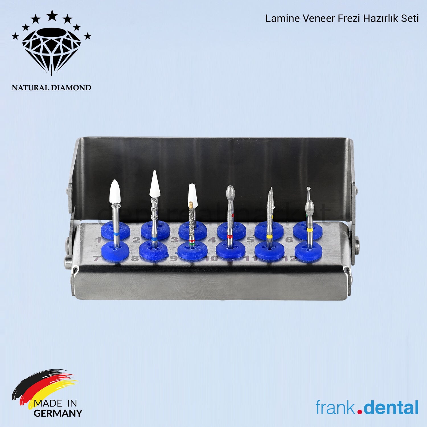 Lamine Veneer Frezi Hazırlık Seti