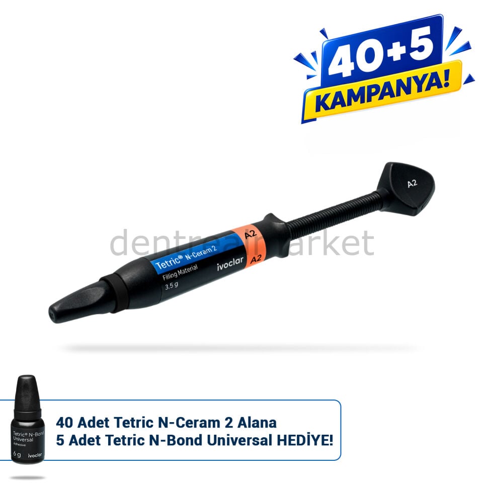 Tetric N-Ceram 2 Üniversal Kompozit Refil 3.5gr & Tetric N-Bond Kampanya