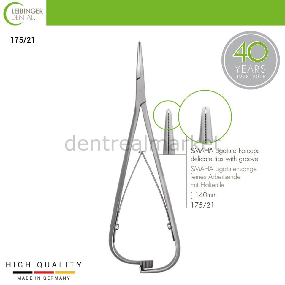 SMAHA Ligature Forceps - Orthodontik Portegü - 140 mm