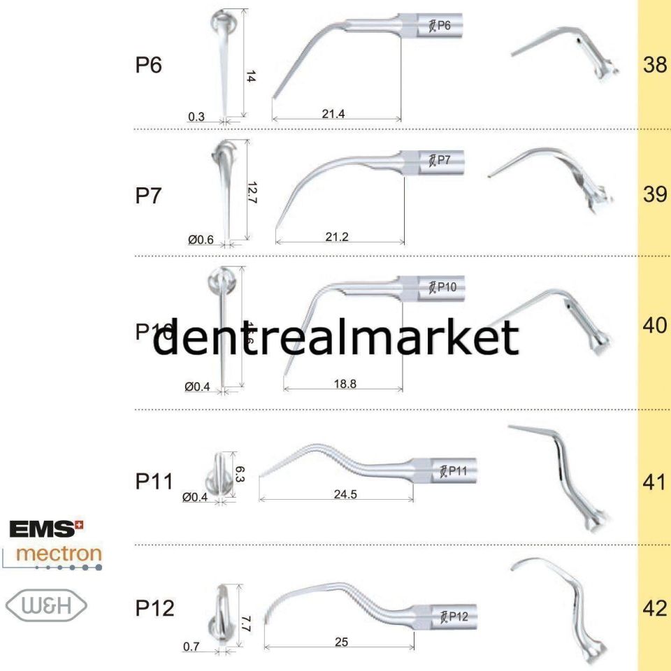 Kavitron Periodontic Ucu P3D- Ems,Mectron,Woodpecker,WH Uyumlu