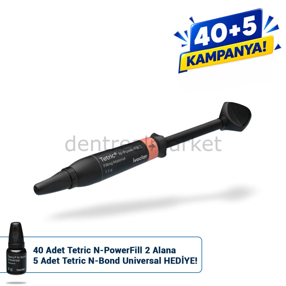 Tetric N-Powerfill 2 Bulkfill Posterior Kompozit Refill 3,5 gr & Tetric N-Bond Kampanya