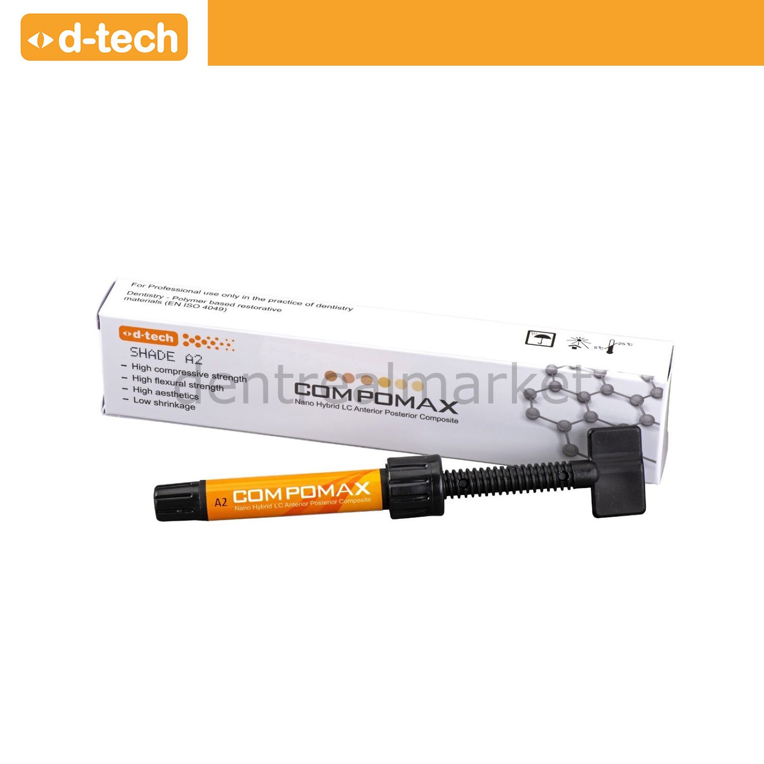 Compomax Nano Hybrid LC Anterior - Posterior Kompozit 1 x 4 gr