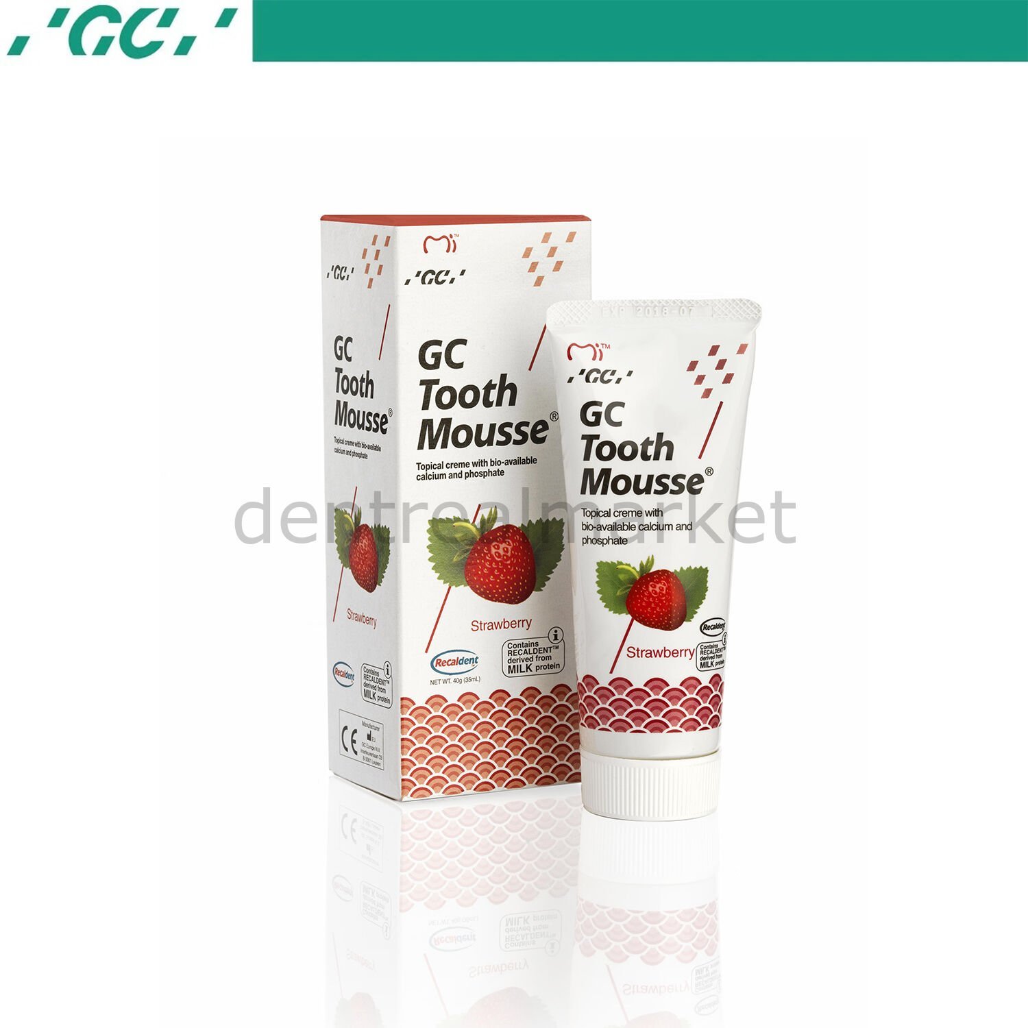 Tooth Mousse Topikal Krem 40 Gr - Çilekli