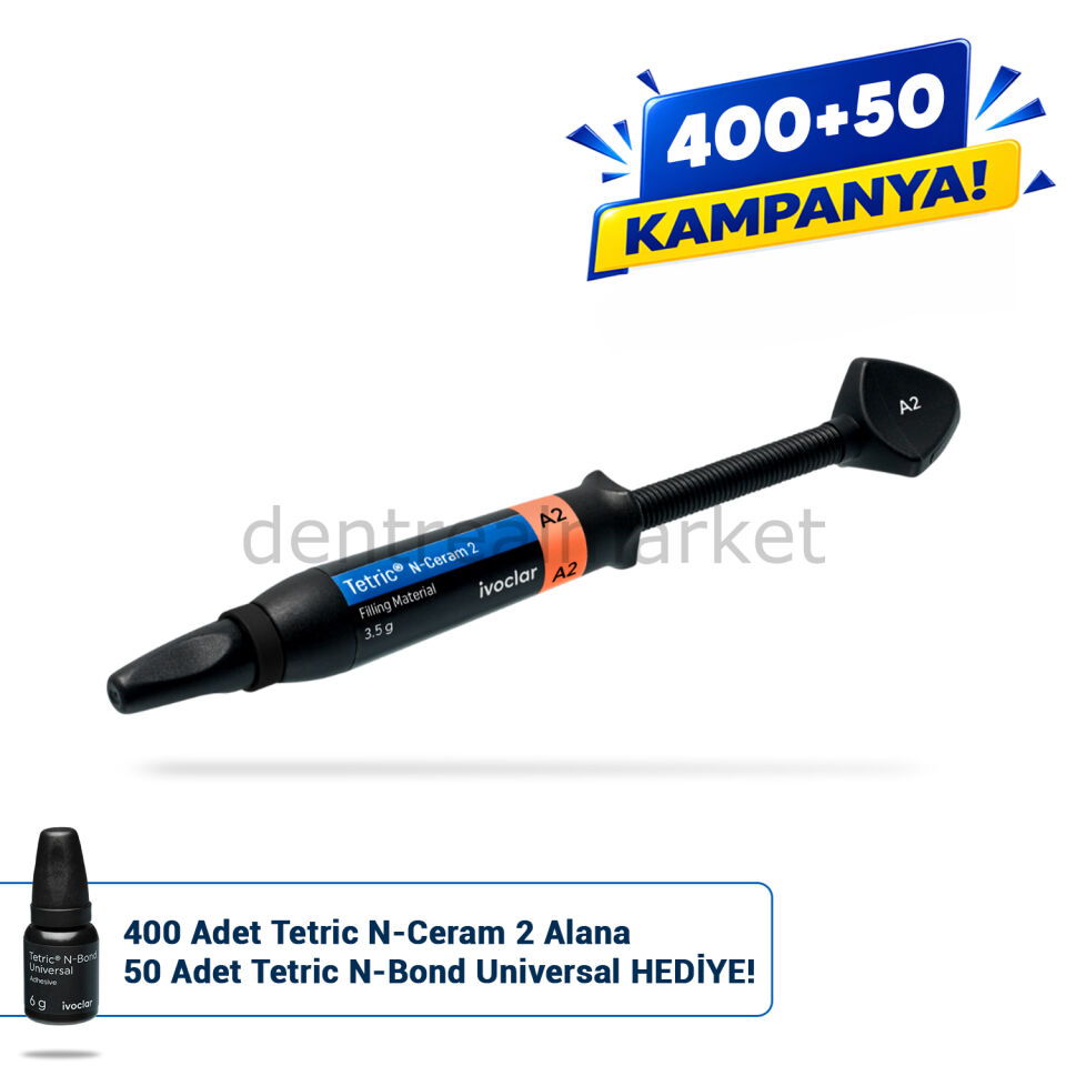 Tetric N-Ceram 2 Üniversal Kompozit Refil 3.5gr & Tetric N-Bond Kampanya