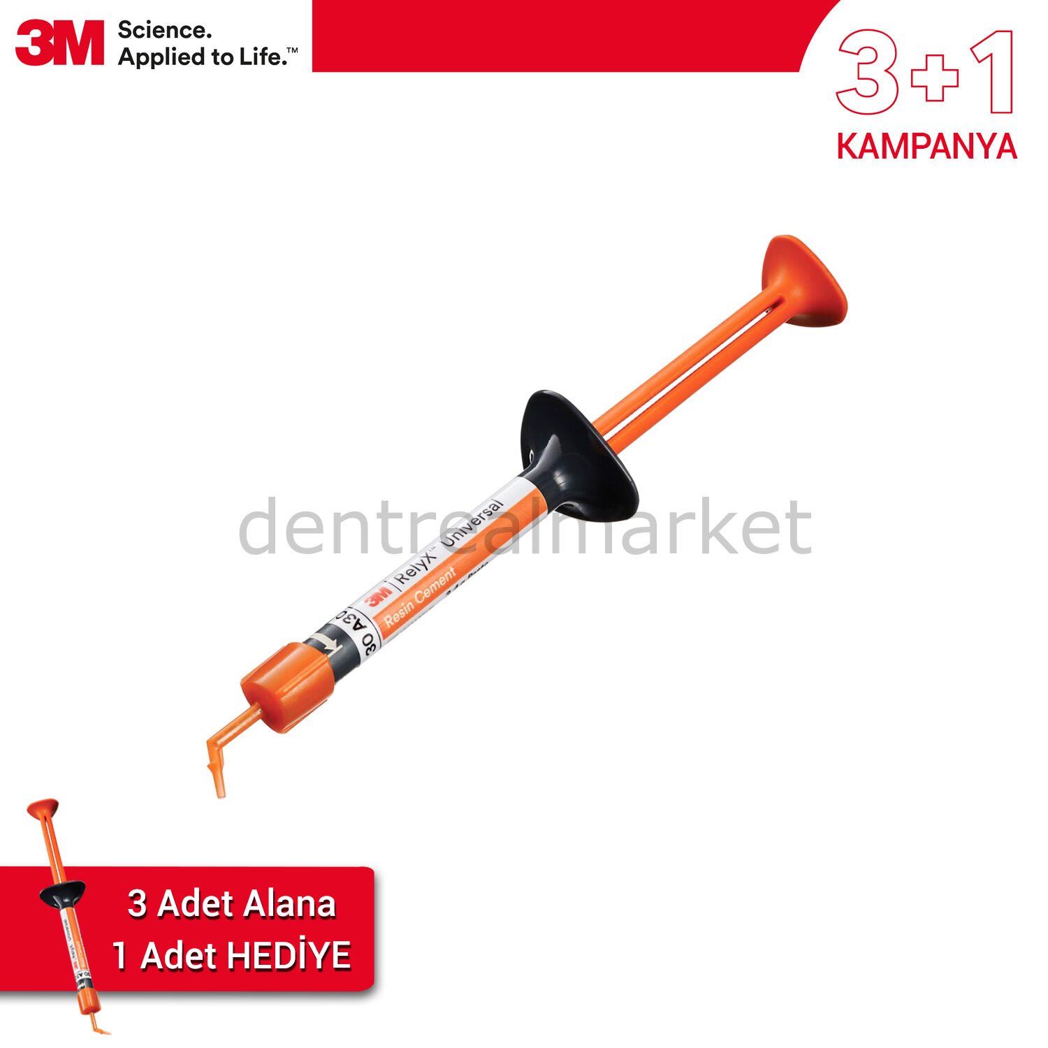 RelyX Üniversal Resin Siman Refill 3+1 Kampanya