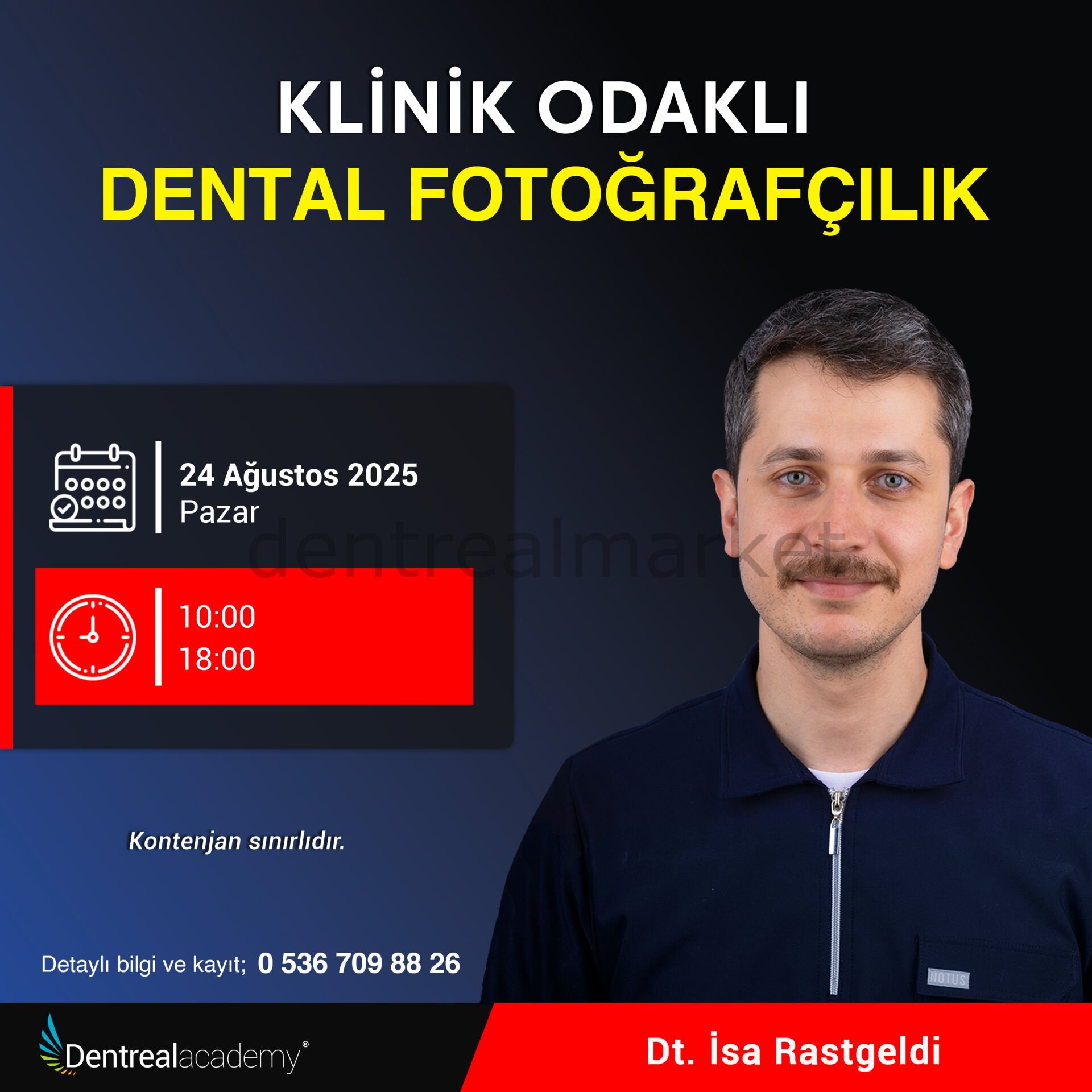 Klinik Odaklı Dental Fotoğrafçılık - Dt. İsa Rastgeldi