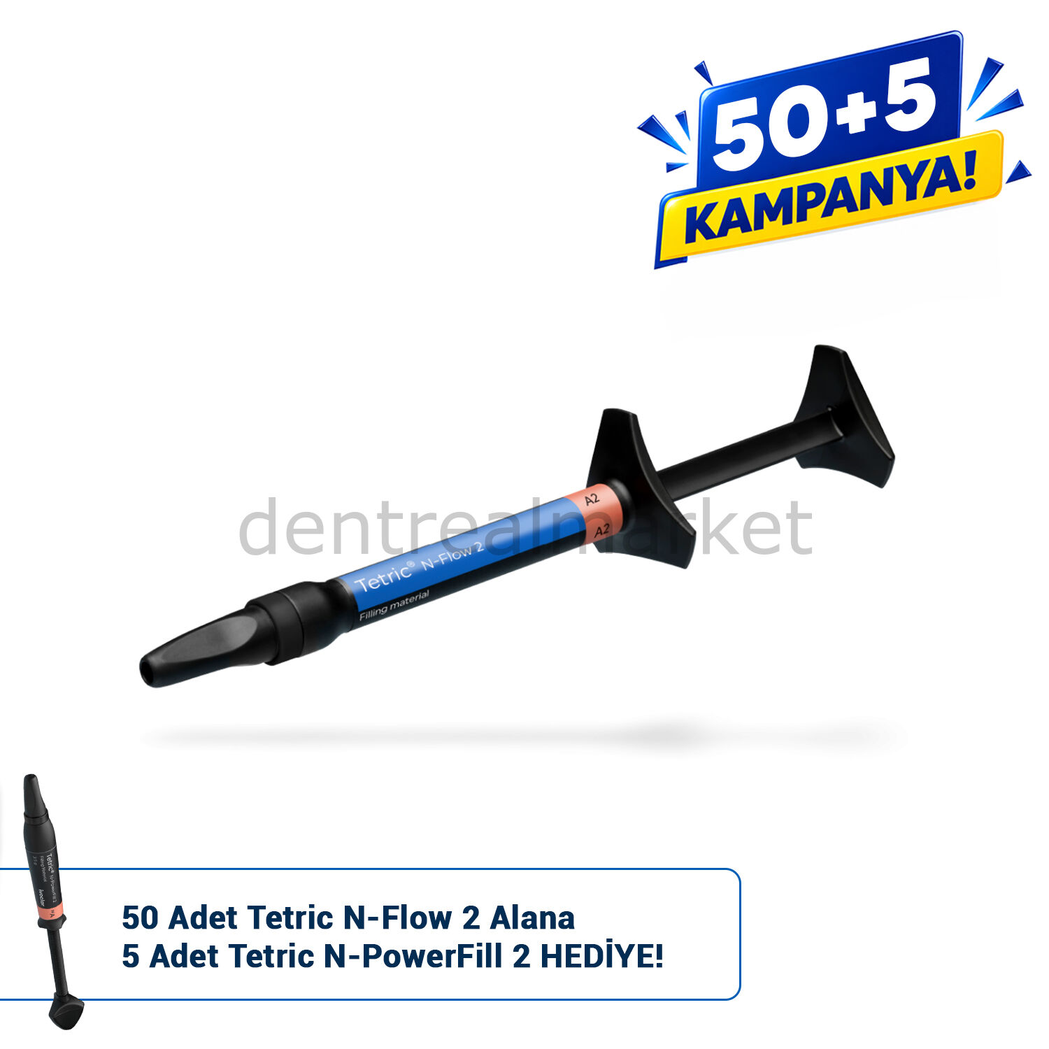 Tetric N-Flow 2 Flow Kompozit Refill 2gr & Tetric N-PowerFill 2 Kompozit Kampanya