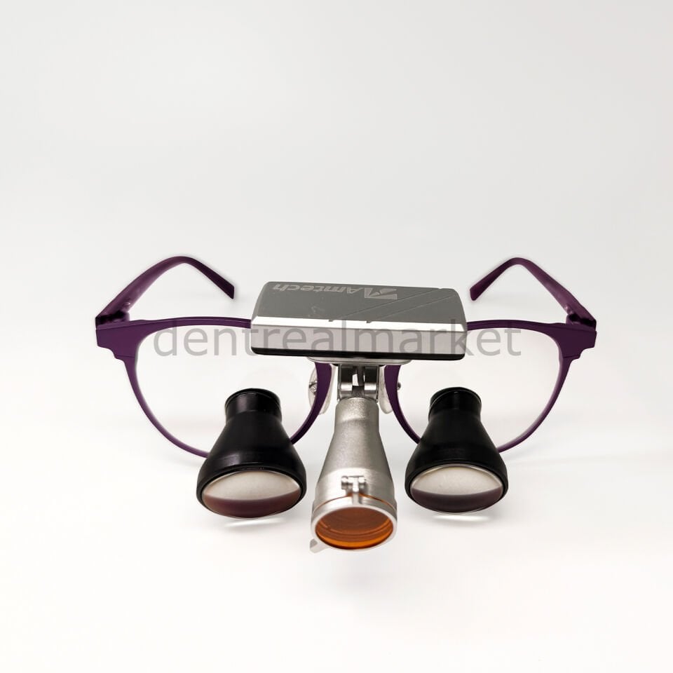 3,5X Titanyum Çerceveli Custom Loupe - Kablosuz Işıklı
